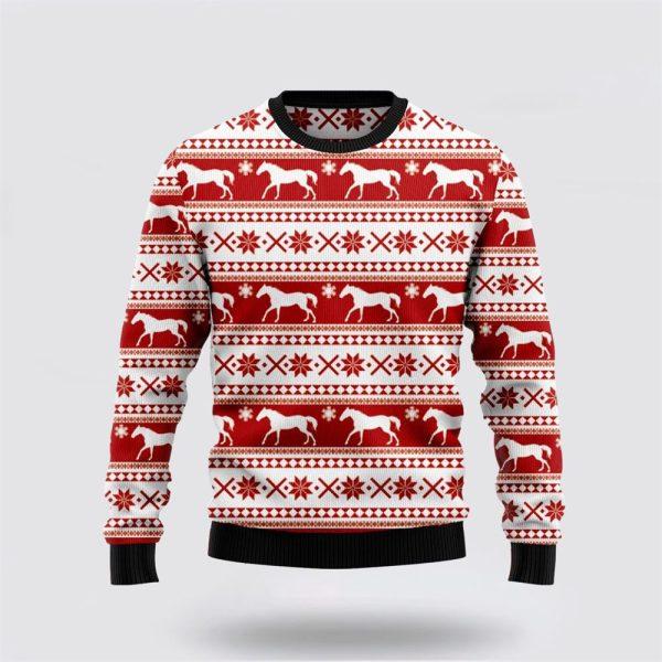 Amazing Horse Ugly Christmas Sweater – Sweater Gifts For Pet Lover