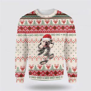 American Bulldog Scratch Ugly Christmas Sweater –…
