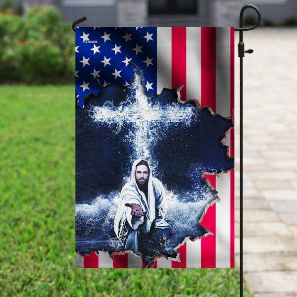 American Flag Jesus Flagwix Cool Jesus Flag – Christian Flag Outdoor Decoration