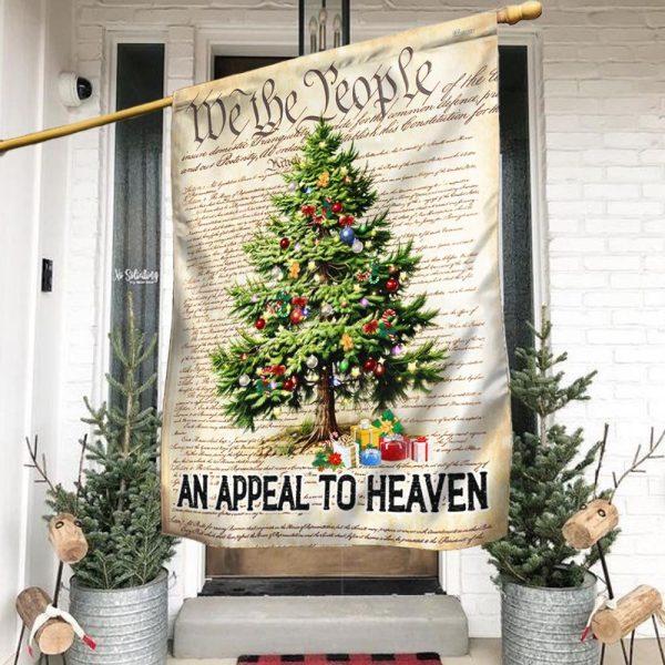 An Appeal To Heaven Christmas Pine Tree Flag – Christmas Flag Outdoor Decoration