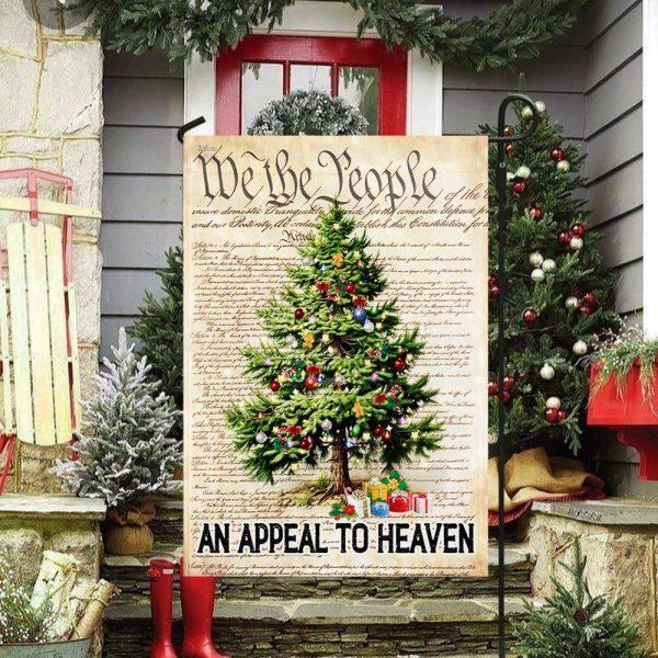 An Appeal To Heaven Christmas Pine Tree Flag – Christmas Flag Outdoor Decoration