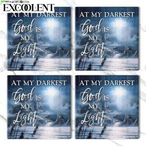 At My Darkest God Is My Light Stone Coasters Coasters Gifts For Christian 3 evj5mq.jpg