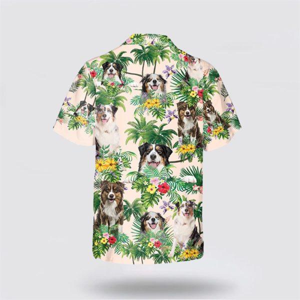 Aussieshep Flower And Leaves Tropic Pattern Hawaiian Shirt – Gift For Pet Lover