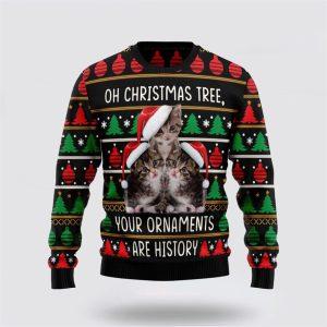 Awesome Cat Funny Family Ugly Christmas Sweater…
