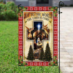 Baby Jesus Christmas Flagwix Joy To The World The Lord Is Come Flag 4