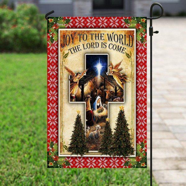 Baby Jesus Christmas Flagwix Joy To The World The Lord Is Come Flag – Christian Flag Outdoor Decoration