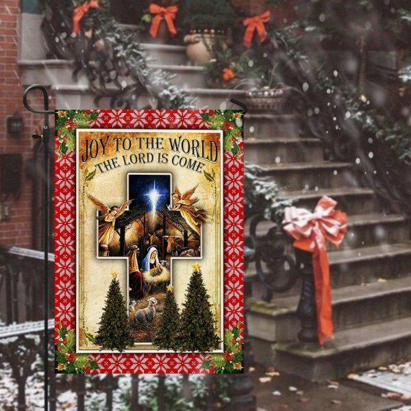 Baby Jesus Christmas Flagwix Joy To The World The Lord Is Come Flag – Christmas Flag Outdoor Decoration