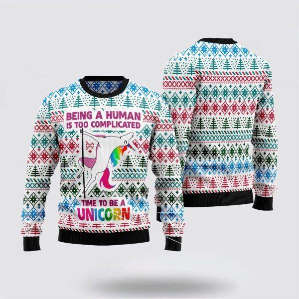 Be A Unicorn Ugly Christmas Sweater – Best Gift For Christmas
