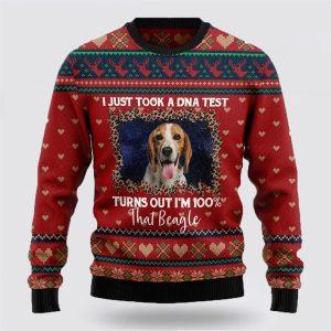 Beagle Christmas Dog Ugly Sweaters 3D –…