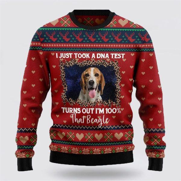 Beagle Christmas Dog Ugly Sweaters 3D – Gifts For Dog Lover