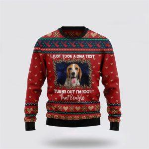 Beagle Dog Christmas Sweater 3D – Dog…