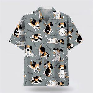 Beagle Hawaiian Funny Hawaiian Shirt – Dog…