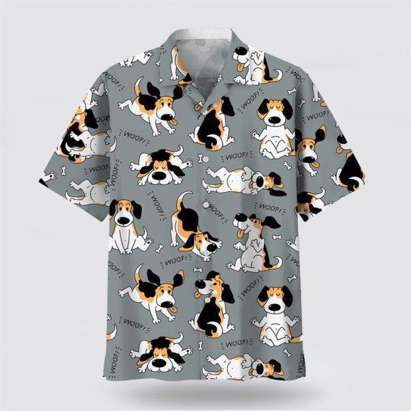 Beagle Hawaiian Funny Hawaiian Shirt – Dog Lover Hawaiian Shirts