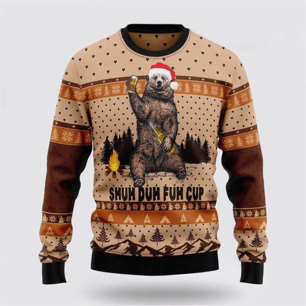 Bear Camping Christmas Ugly Christmas Sweater – Sweater Gifts For Pet Lover