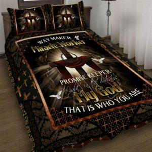 Beautiful Jesus Cross Quilt Bedding Set –…