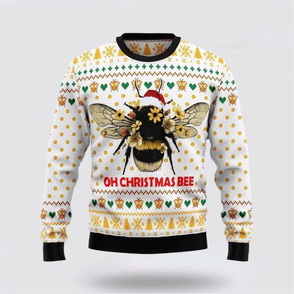 Bee Merry Christmas Ugly Christmas Sweater Gift – Sweater Gifts For Pet Lover