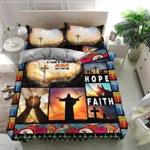 Belief Hope and Faith Christian Quilt Bedding Set Christian Gift For Believers 2 zyesxw.jpg