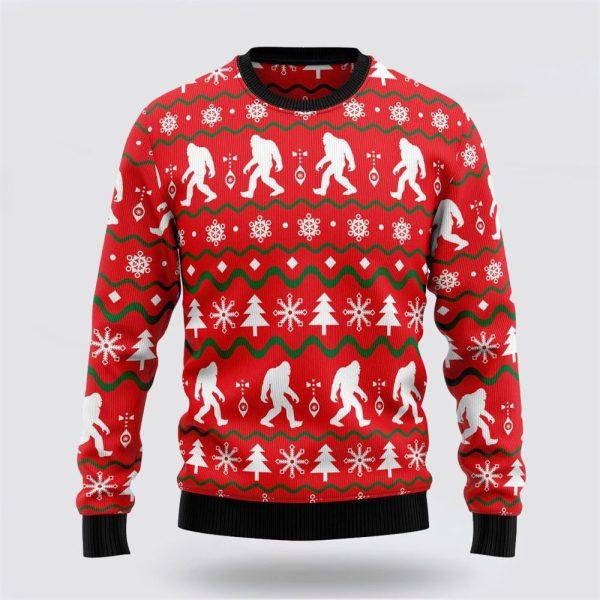 Bigfoot Christmas Sweater – Gifts For Bigfoot Believers