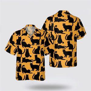 Black Cat Active On The Yellow Background Hawaiin Shirt Gifts For Pet Lover 3 sdhxew.jpg