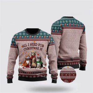 Black Cat Ugly Funny Family Ugly Christmas…