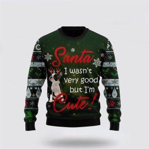 Boston Terrier I’m Cute Ugly Christmas Sweater…
