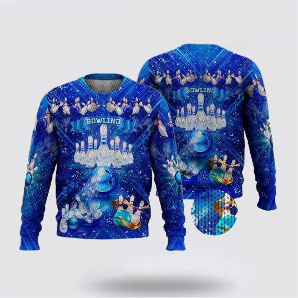 Bowling Royal Ugly Christmas Sweater – Christmas Gift For Bowling Enthusiasts