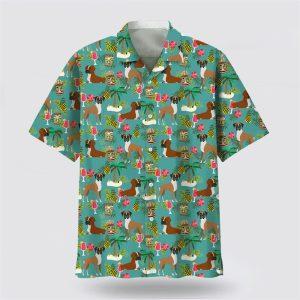 Boxer Hawaiian Beach Hawaiian Shirt – Dog…