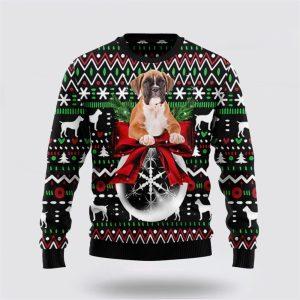 Boxer Xmas Ball Ugly Christmas Sweater –…