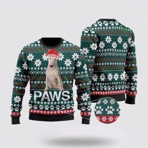 Bull Terrier Santa Printed Christmas Ugly Sweater…
