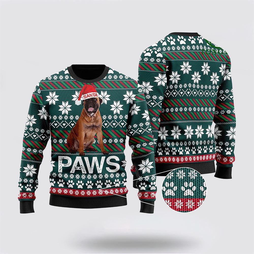 Bullmastiff Santa Printed Christmas Ugly Sweater – Pet Lover Christmas Sweater Bullmastiff Santa Printed Christmas Ugly Sweater – Pet Lover Christmas Sweater