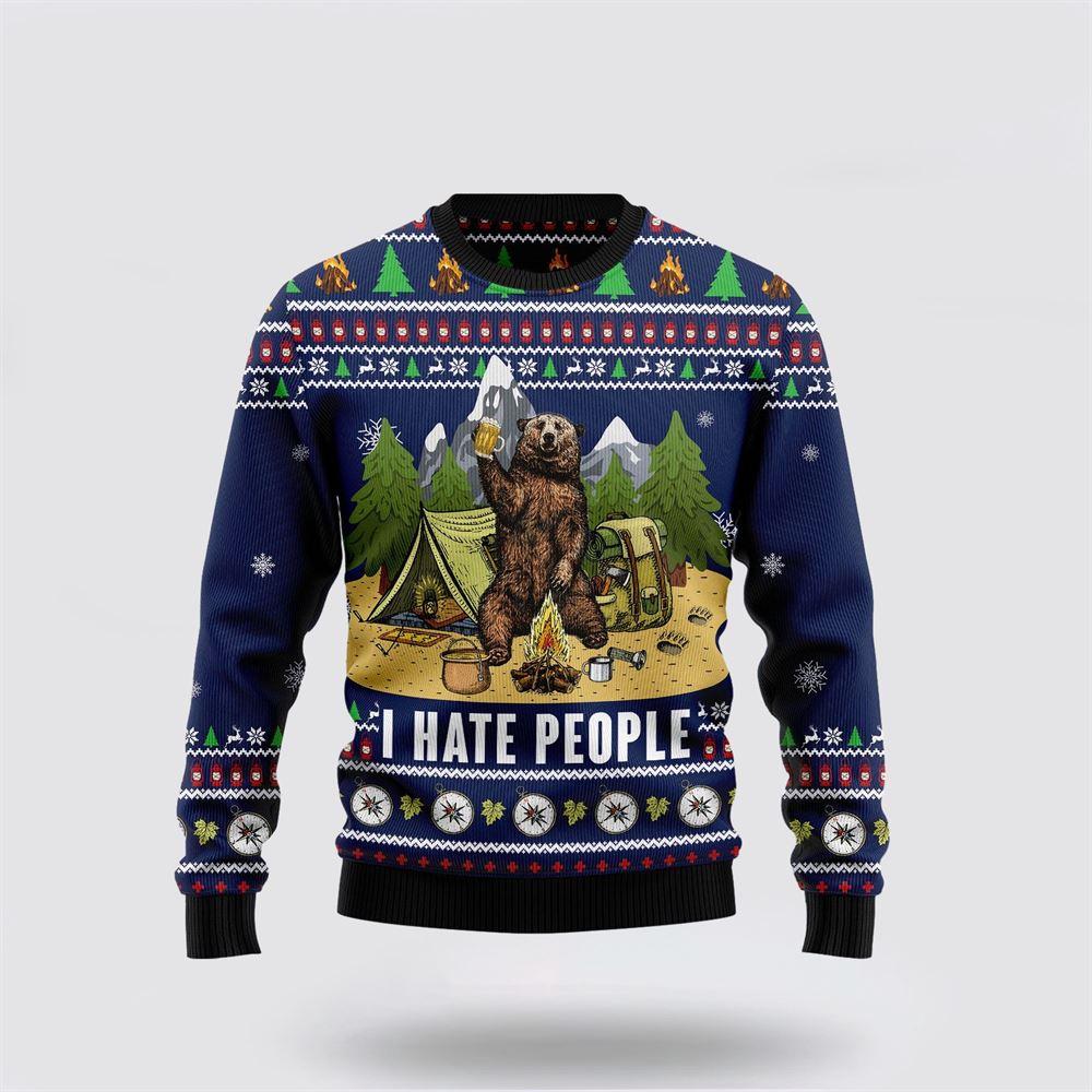 Camping I Hate People Ugly Christmas Sweater – Sweater Gifts For Pet Lover Camping I Hate People Ugly Christmas Sweater – Sweater Gifts For Pet Lover