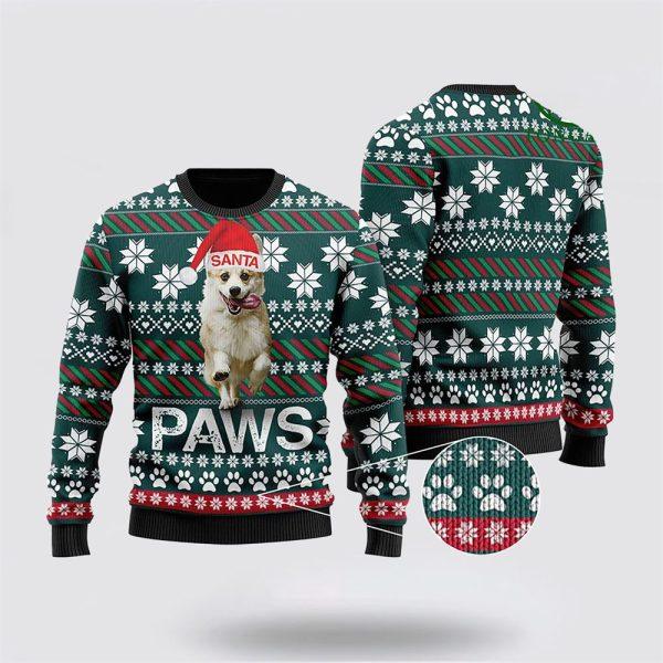 Cardigan Welsh Corgi Santa Printed Christmas Ugly Sweater – Pet Lover Christmas Sweater