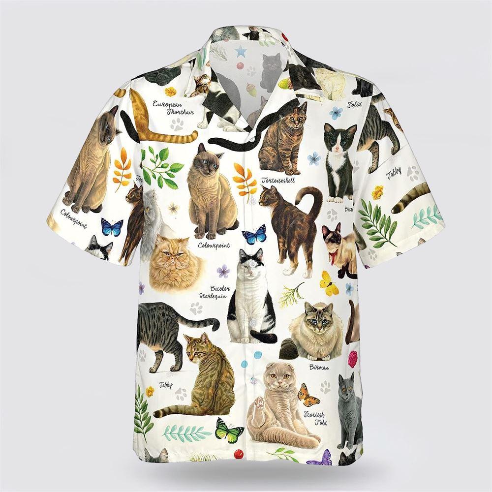 Cat Breeds Is So Cute Pattern Hawaiin Shirt – Gifts For Pet Lover Cat Breeds Is So Cute Pattern Hawaiin Shirt – Gifts For Pet Lover