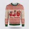Cat Christmas Ew People Ugly Christmas Sweater – Cat Lover Christmas Sweater