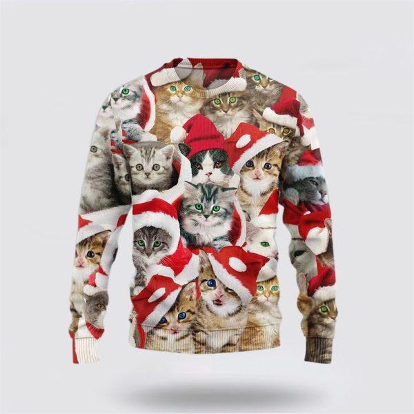 Cat Christmats Ugly Christmas Sweater – Cat Lover Christmas Sweater