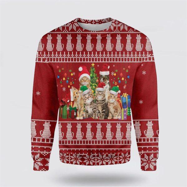 Cat Lovers Christmas Ugly Christmas Sweater – Cat Lover Christmas Sweater