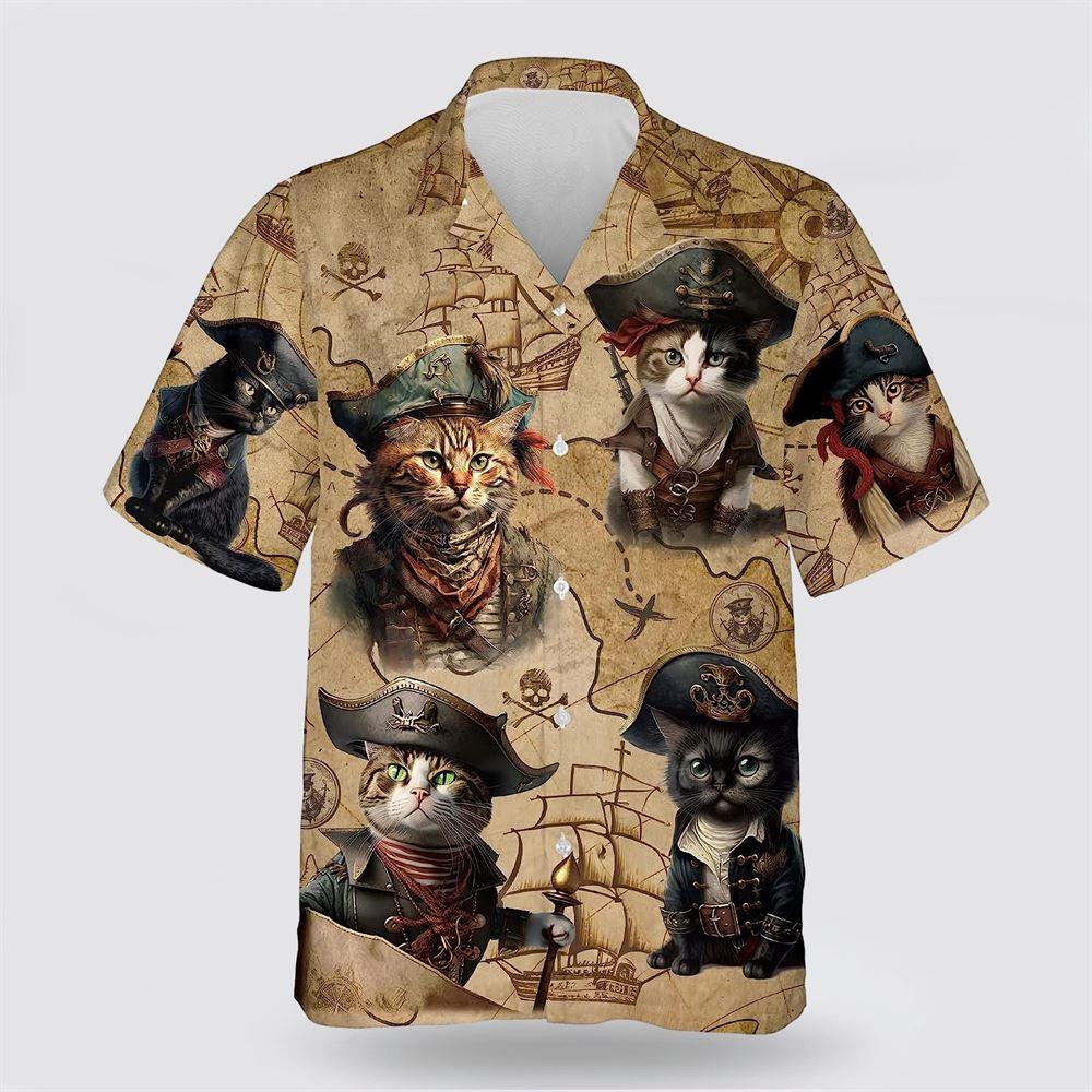 Cat Pirate Is So Cool Pattern Hawaiin Shirt – Gifts For Pet Lover Cat Pirate Is So Cool Pattern Hawaiin Shirt – Gifts For Pet Lover