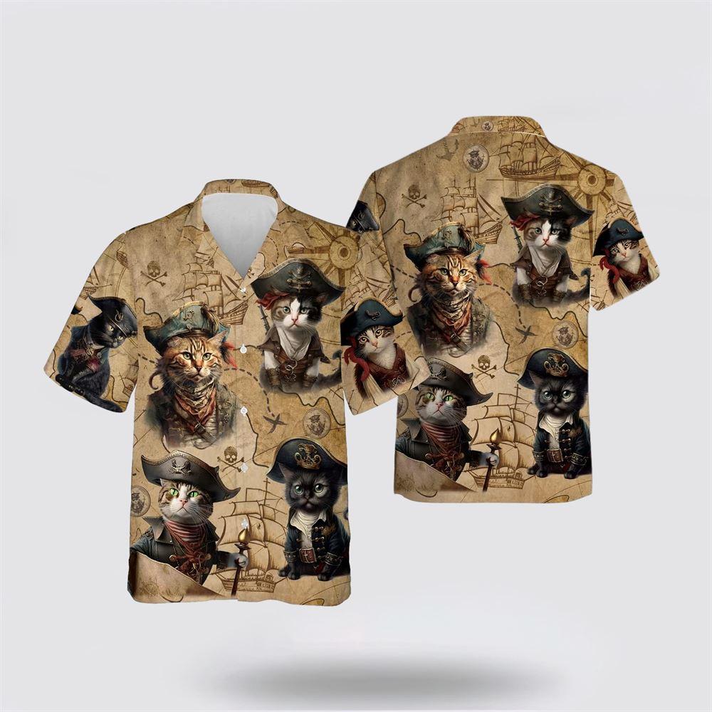 Cat Pirate Is So Cool Pattern Hawaiin Shirt – Gifts For Pet Lover Cat Pirate Is So Cool Pattern Hawaiin Shirt – Gifts For Pet Lover