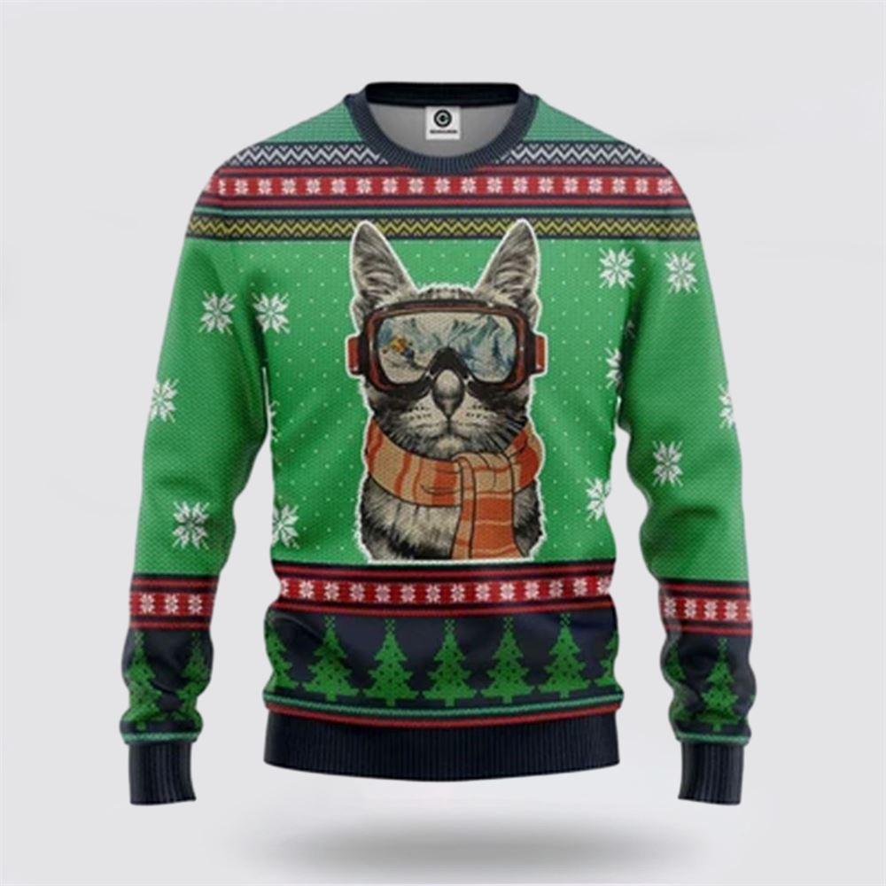 Cat Ugly Christmas Sweater – Cat Lover Christmas Sweater Cat Ugly Christmas Sweater – Cat Lover Christmas Sweater
