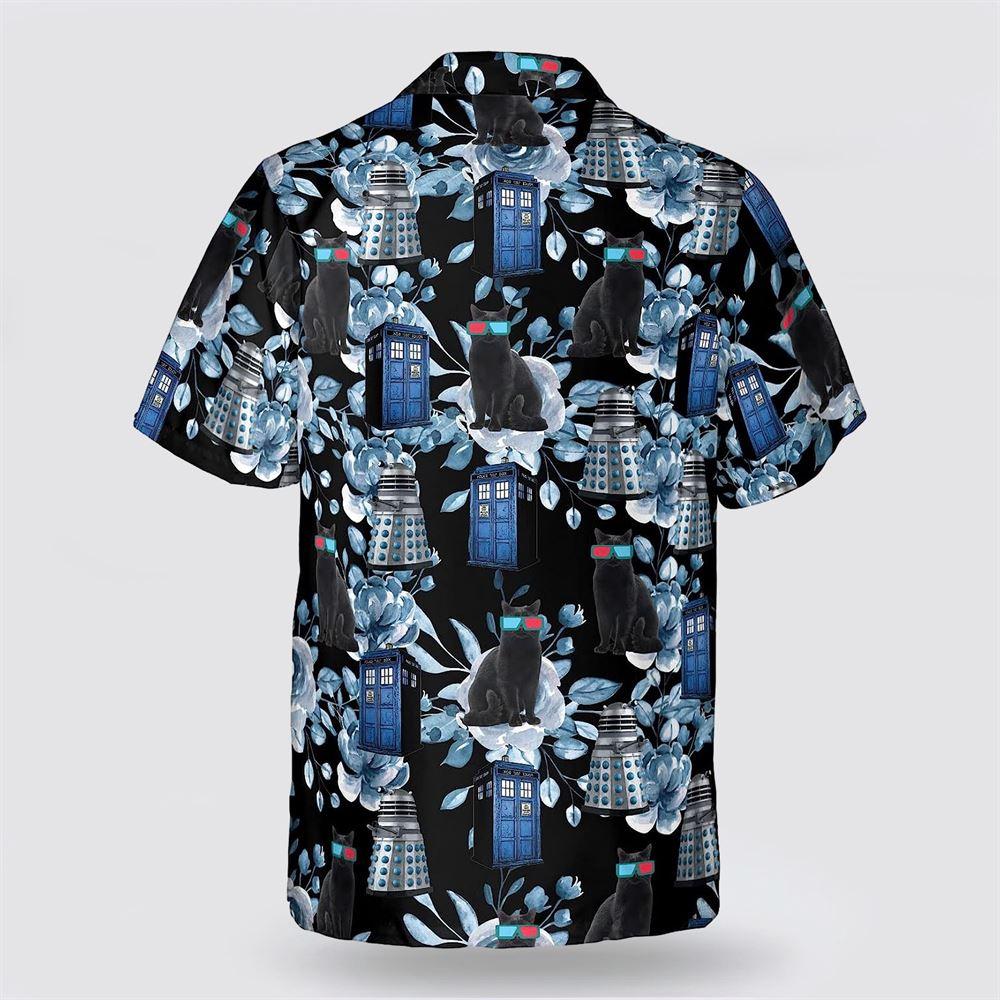 Cat Wearing Glasses Color Pattern Hawaiin Shirt – Gifts For Pet Lover