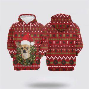 Chihuahua Merry Christmas All Over Print 3D Hoodie Pet Lover Christmas Hoodie 2 oazebc.jpg