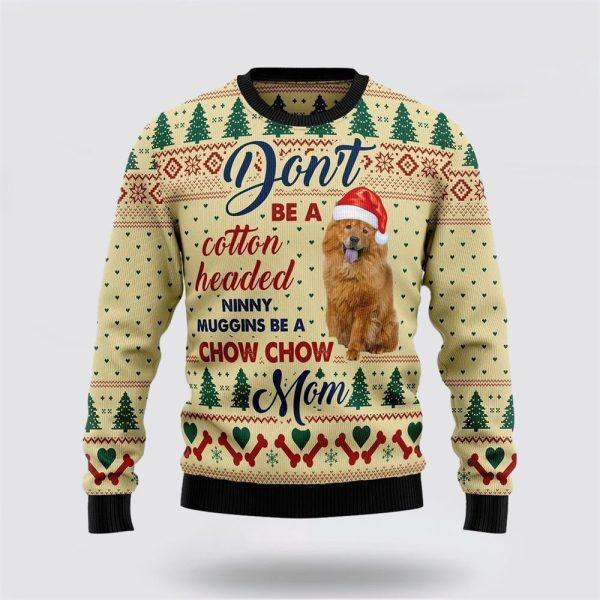 Chow Chow Mom Ugly Christmas Sweater – Pet Lover Christmas Sweater