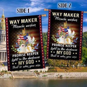 Christian Cross American Flag Way Maker Miracle Worker My God That Is Who You Are Flag Christian Flag Outdoor Decoration 3 n4fjsk.jpg