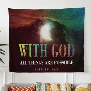 Christian Easter Gifts Matthew 1926 With God…