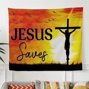 Christian Wall Art Jesus Saves Tapestry Wall…