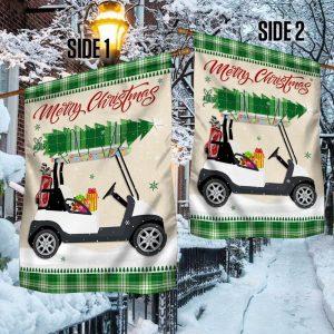 Christmas Golf Cart Flag HohoHole 2