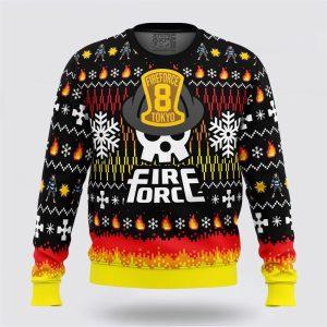 Comfimerch We Didn’t Start The Fire This Christmas Fire Force Ugly Christmas Sweater – Christmas Gifts For Firefighters