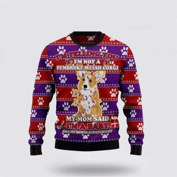 Corgi Dog Ugly Christmas Sweater – Dog Lover Christmas Sweater