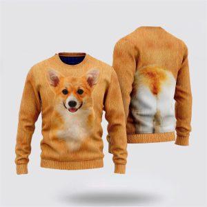 Corgi Dog Ugly Christmas Sweater 3D –…