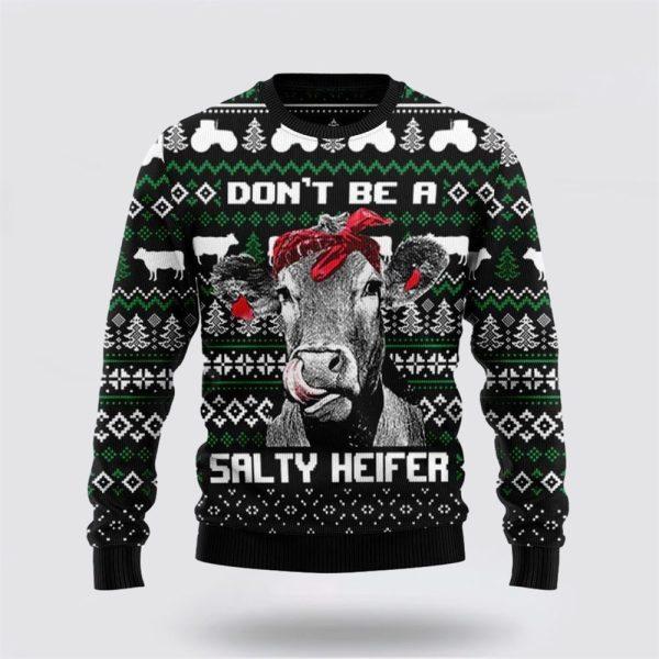 Cow Heifer Ugly Christmas Sweater – Sweater Gifts For Pet Lover